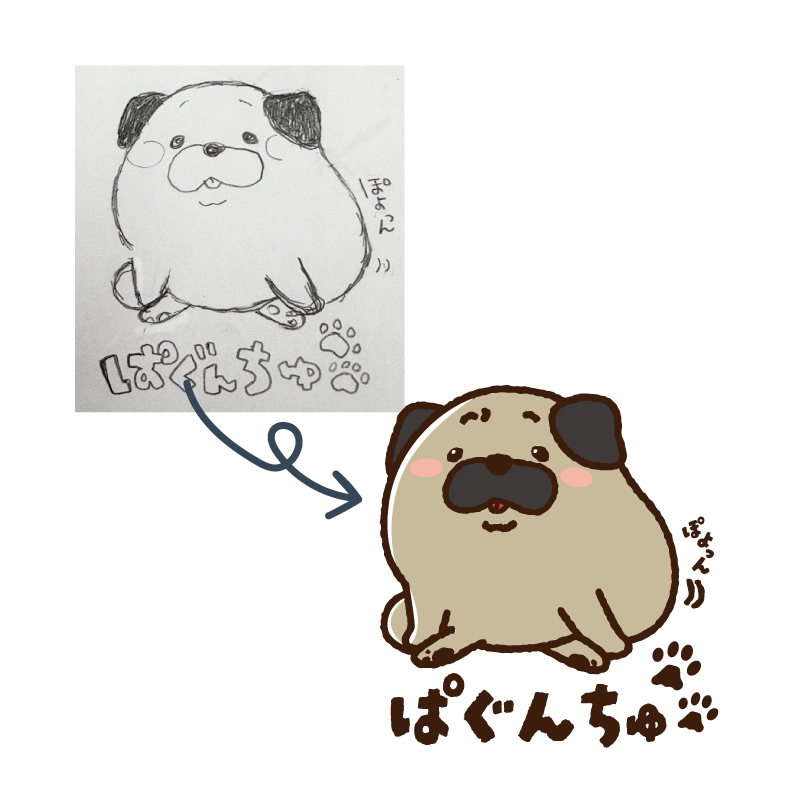 手書きデザイン